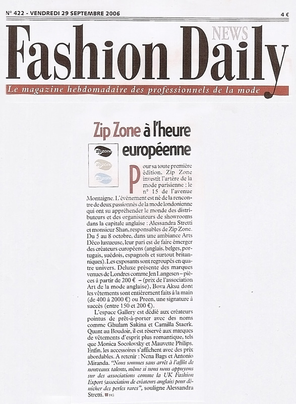 FASHION DAILY - September 2006